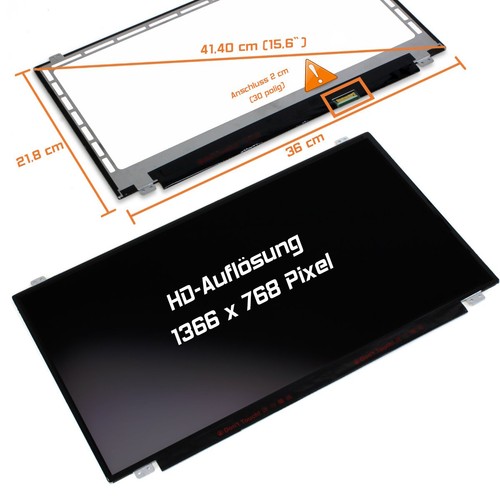 Display led opaco - 15,6",
