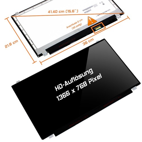 Display led lucido - 15,6",