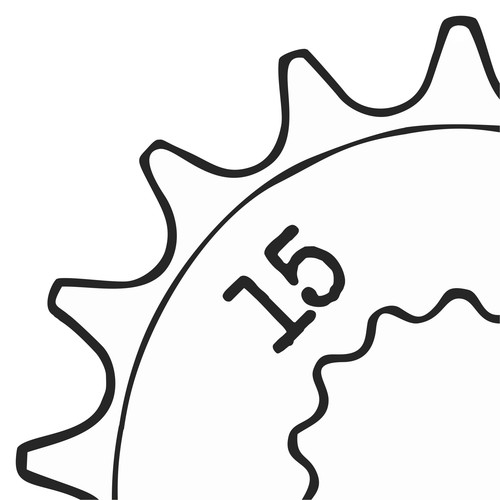 Pignone denti - pignone, 15